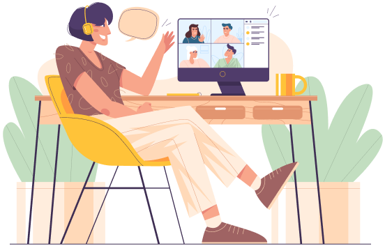 Illustration of business growth